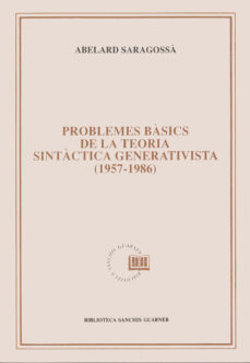 Portada de PROBLEMES BASICS DE LA TEORIA SINTACTICA GENERATIVISTA (1957-1986 )