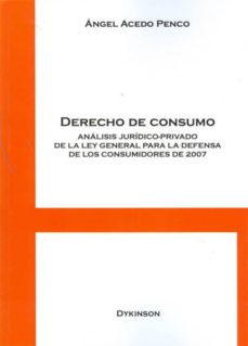 Portada de DERECHO DE CONSUMO