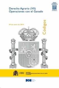 Portada de DERECHO AGRARIO: OPERACIONES CON EL GANADO