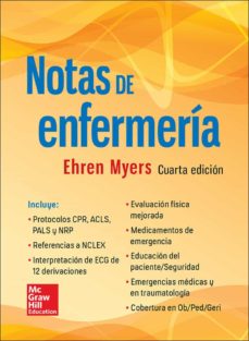 Descargar libros gratis en formato txt NOTAS DE ENFERMERÍA (4ª ED) de EHREN MYERS  (Spanish Edition) 9786071512628