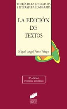 Descargar LA EDICION DE TEXTOS gratis pdf - leer online