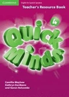 Portada de QUICK MINDS LEVEL 4 TEACHER'S RESOURCE BOOK