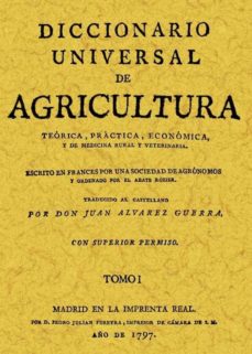 Portada de DICCIONARIO UNIVERSAL DE AGRICULTURA (TOMO 15)