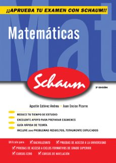 Portada de MATEMATICAS (SCHAUM SELECTIVIDAD) (2ª ED.)