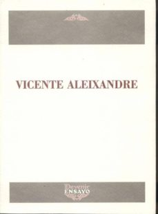 Portada de VICENTE ALEXANDRE