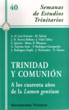 Portada de TRINIDAD Y COMUNION