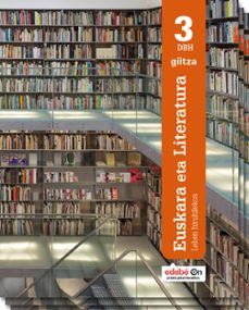 Portada de EUSKARA ETA LITERATURA 3º ESO EUSKERA