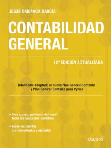 Portada de CONTABILIDAD GENERAL ADAPTADA AL NUEVO PGC Y PGC PYMES. 11º EDICION