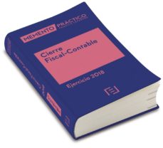 Portada de MEMENTO CIERRE FISCAL-CONTABLE. EJERCICIO 2018