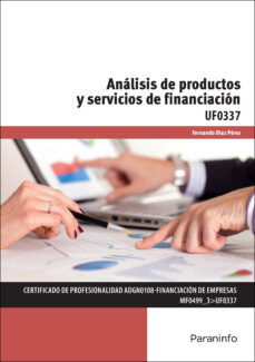 Portada de (UF0337) ANALISIS DE PRODCUTOS Y SERVICIOS DE FINANCIACION