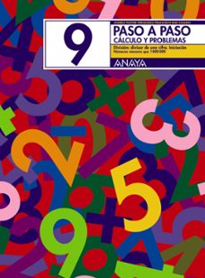 Portada de PASO A PASO 9. CALCULO Y PROBLEMAS: DIVISION