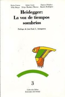 Portada de HEIDEGGER: LA VOZ DE TIEMPOS SOMBRIOS