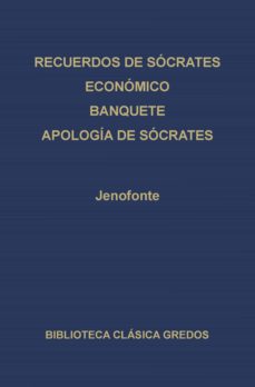 Portada de · RECUERDOS DE SOCRATES · ECONOMICO · BANQUETE · APOLOGIA DE SOCRATES (EBOOK)