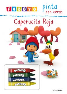 Portada de POCOYO PINTA CON CERAS: CAPERUCITA ROJA