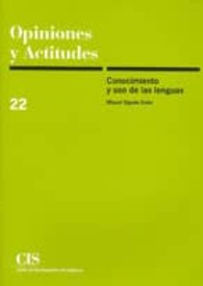 Portada de OPINIONES Y ACTITUDES, Nº 23: CONOCIMIENTO Y USO DE LAS LENGUAS