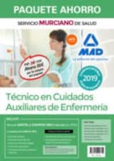 Portada de PAQUETE AHORRO TECNICO EN CUIDADOS AUXILIARES DE ENFERMERIA DEL SERVICIO MURCIANO DE SALUD. (INCLUYE TEMARIO PARTE GENERAL Y TEST; TEMARIO PARTE ESPECIFICA VOL 1, 2 Y 3; TEST PARTE ESPECIFICA ; SIMULACROS DE EXAMEN; ACCESO A CAMPUS ORO)