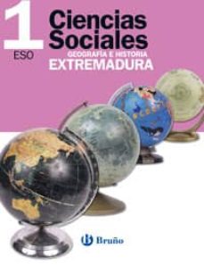 Portada de CIENCIAS SOCIALES GEOGRAFIA E HISTORIA 1 ESO EXTREMADURA