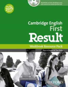 La mejor descarga de libros gratis CAMBRIDGE ENGLISH: FIRST (FCE) RESULT WORKBOOK WITHOUT KEY WITH AUDIO CD de  in Spanish 9780194511858