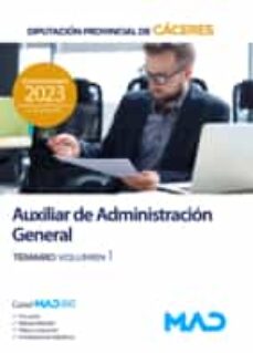 Ebook en inglés descargar AUXILIAR DE ADMINISTRACIÓN GENERAL. DIPUTACIÓN PROVINCIAL CACERES 9788414272558 en español