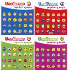 Portada de EMOTICONOS PEGATINAS Y JUEGOS (4 TITULOS)