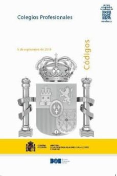 Portada de COLEGIOS PROFESIONALES