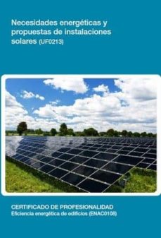 Portada de NECESIDADES ENERGETICAS Y PROPUESTAS DE INSTALACIONES SOLARES (U F0213)