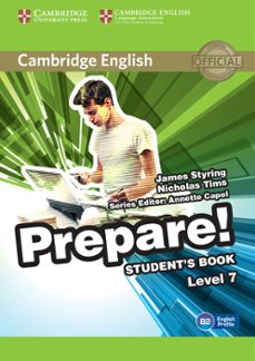 Descarga gratuita de ebooks textiles. CAMBRIDGE ENGLISH PREPARE! 7 STUDENT S BOOK 9780521180368 de  iBook MOBI