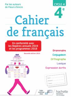 Cahier De Francais 4e Cycle 4 Con Isbn Casa Del Libro