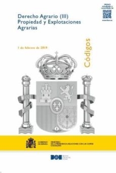 Portada de DERECHO AGRARIO: PROPIEDAD Y EXPLOTACIONES AGRARIAS