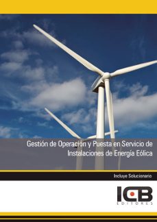 Portada de MANUAL GESTION DE OPERACION Y PUESTA EN SERVICIO DE INSTALACIONES DE ENERGIA EOLICA