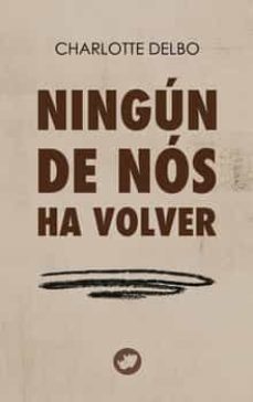 Portada de NINGUN DE NOS HA VOLVER