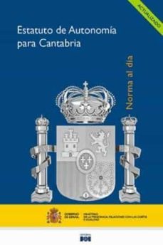 Portada de ESTATUTO DE AUTONOMIA PARA CANTABRIA