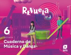 Portada de MUSICA 6º EDUCACION PRIMARIA CUADERNO PROYECTO REVUELA ED 2023 MEC