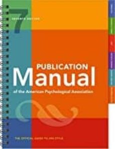 Descargar epub libros gratis PUBLICATION MANUAL OF THE AMERICAN PSYCHOLOGICAL ASSOCIATION  7TH