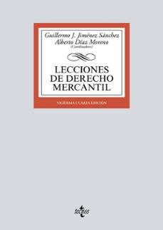 Libros de texto para descarga digital. LECCIONES DE DERECHO MERCANTIL de GUILLERMO J. JIMENEZ SANCHEZ, ALBERTO DIAZ MORENO 9788430982578 (Spanish Edition) 