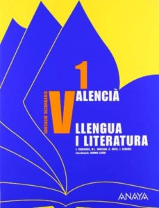 Portada de VALENCIA 1. LLENGUA I LITERATURA (EDUCACION SECUNDARIA)