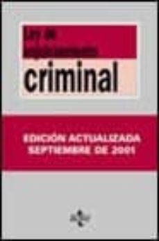 Portada de LEY DE ENJUICIAMIENTO CRIMINAL (16ª ED.)