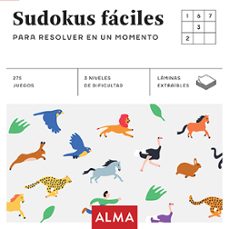 Portada de SUDOKUS FACILES PARA RESOLVER EN UN MOMENTO (CUADRADOS DE DIVERSION)