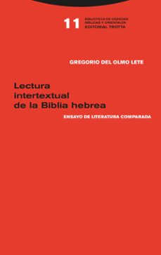 Portada de LECTURA INTERTEXTUAL DE LA BIBLIA HEBREA