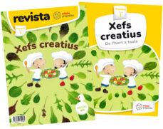 Portada de XEFS CREATIUS. DE L HORT A LA TAULA 1R.PRIMARIA. PROJECTES 2019