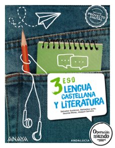 Portada de LENGUA Y LITERATURA 3º ESO OPERACION MUNDO  ANDALUCIA