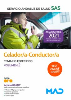 Portada de CELADOR/A-CONDUCTOR/A DEL SERVICIO ANDALUZ DE SALUD. TEMARIO ESPECIFICO (VOL. 2)