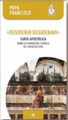 Portada de DESIDERIO DESIDERAVI. CARTA APOSTOLICA
