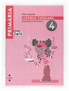 Portada de LLENGUA CATALANA QUADERN D ACTIVITATS 4 PROJECTE 3.16 6º PRIMARIA