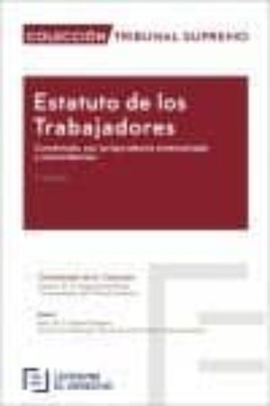 ESTATUTO DE LOS TRABAJADORES 7ª EDICION | VV.AA. | Comprar Libro ...