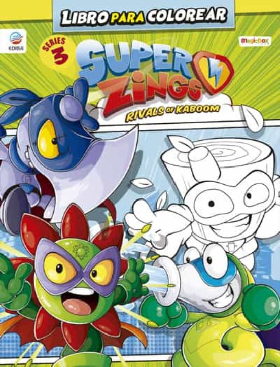 Superzings Libro Para Colorear Vv Aa Casa Del Libro