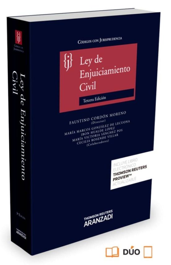 Ley De Enjuiciamiento Civil Papel E Book3ª Ed Faustino Cordon