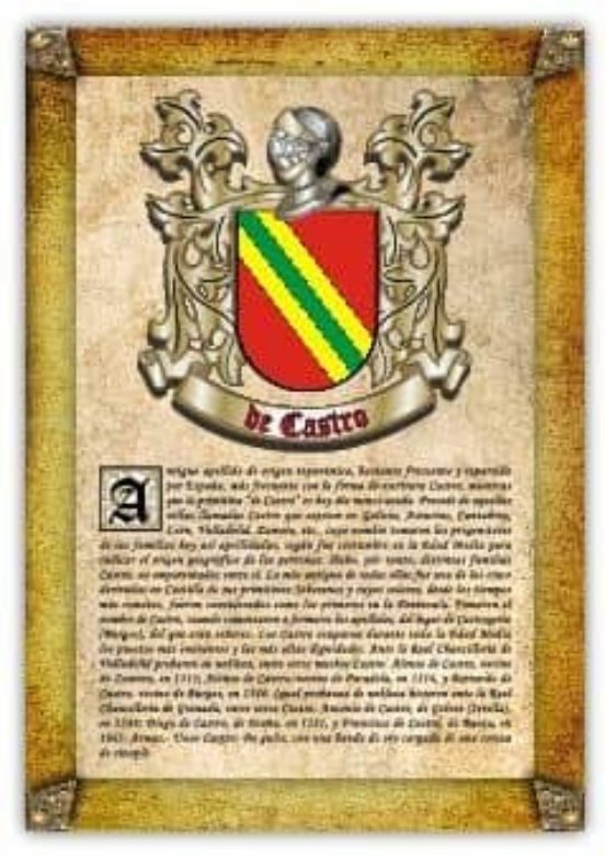 Ebook APELLIDO DE CASTRO / ORIGEN, HISTORIA Y HERÁLDICA DE LOS LINAJES Y APELLIDOS ESPAÑOLES E Ebook APELLIDO DE CASTRO / ORIGEN, HISTORIA Y HERÁLDICA DE LOS LINAJES Y APELLIDOS ESPAÑOLES E